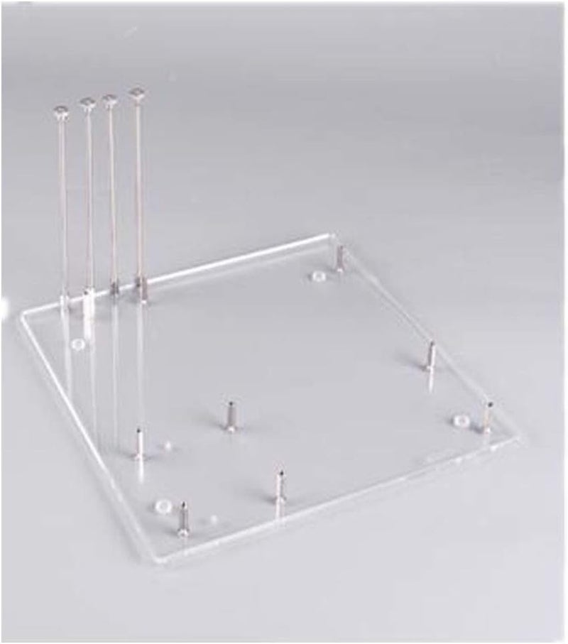 Yoidesu Open Air Computer Case for M-ATX Motherboard, Acrylic Transparent Frame, DIY Base Stand - Image 1