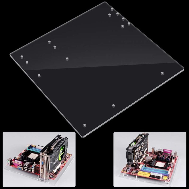 Yoidesu Open Air Computer Case for M-ATX Motherboard, Acrylic Transparent Frame, DIY Base Stand - Image 5