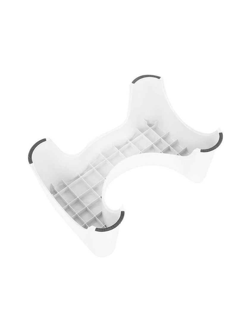 JAJEEK مرحاض غربي محمول من البلاستيك - أداة تدريب على استخدام المرحاض مريحة ودائمة للأطفال والبالغين، مصنوعة في الهند، سهلة الاستخدام، بيضاء - Image 5