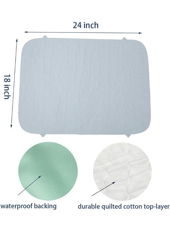 careboree Careboree 3 Pack Cotton Top Quilted Chair Pad Washable Waterproof Extra Absorbent Reusable Children and Pet - Image 5