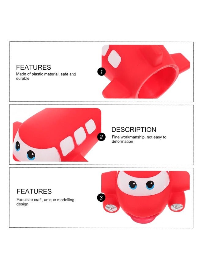 موسع فوكيت، موسع فوكيت لحمام الأطفال الخارجي، موسع فوكيت الكرتوني للأطفال أداة مساعدة لغسل اليدين، موسع دليل فوكيت (طائرة حمراء) - Image 3