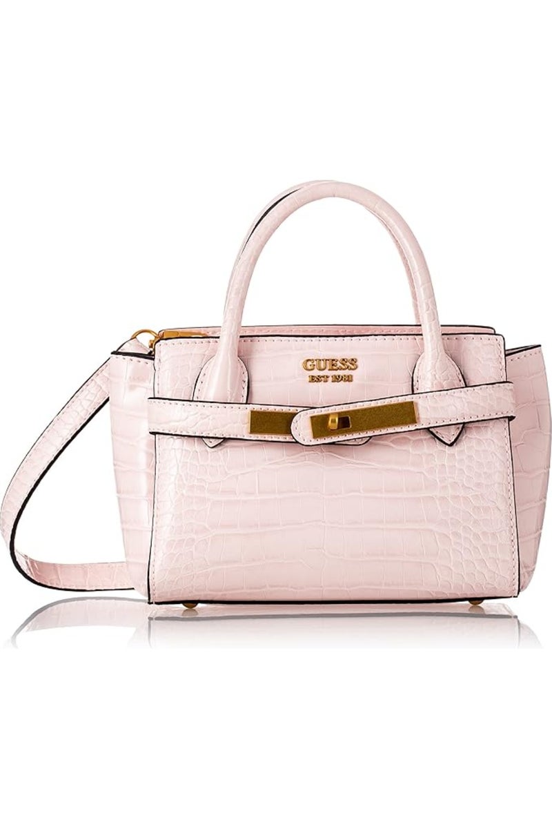 Women's Cordelia Pink satchel with gold tone hardware