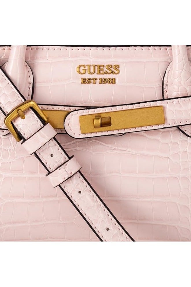 Women's Cordelia Pink satchel with gold tone hardware