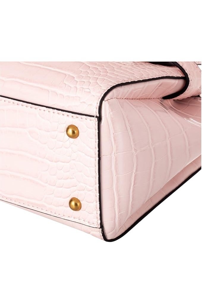 Women's Cordelia Pink satchel with gold tone hardware