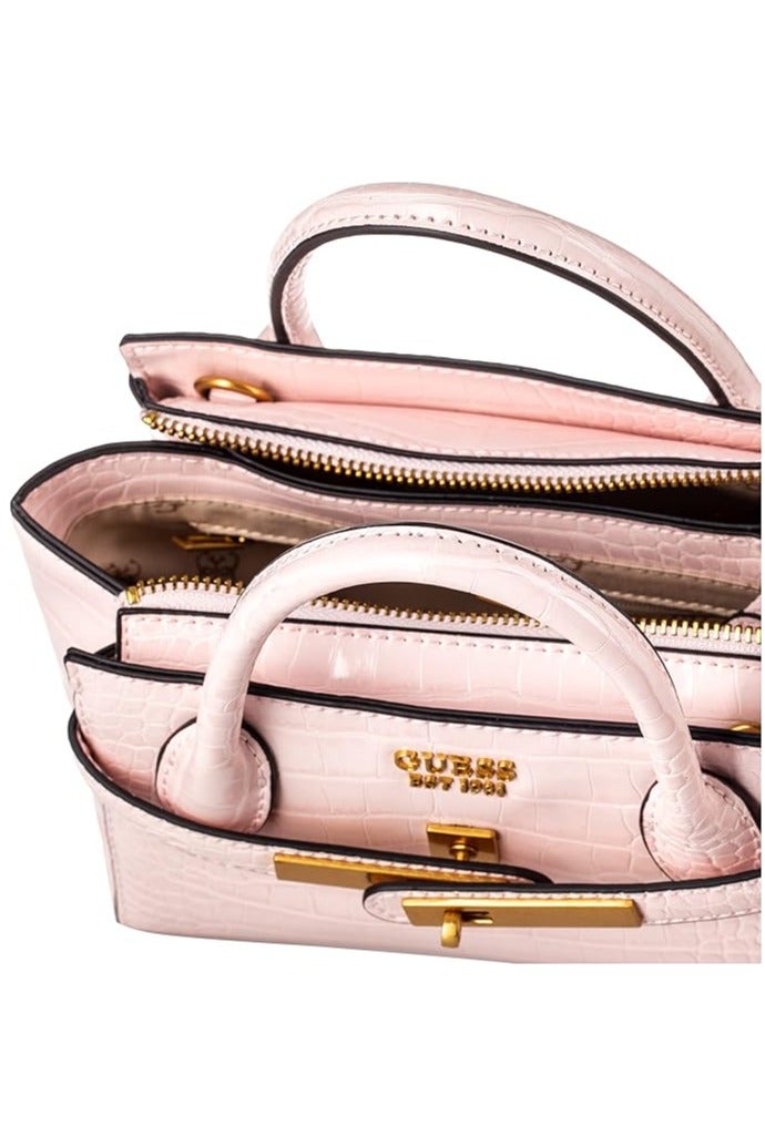 Women's Cordelia Pink satchel with gold tone hardware