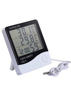Rexmon Rexmon LCD Digital Temperature Big Display Humidity Meter with Clock Calendar  - Image 5