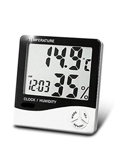 Rexmon Rexmon LCD Digital Temperature Big Display Humidity Meter with Clock Calendar  - Image 1