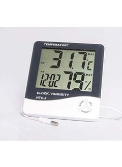 Rexmon Rexmon LCD Digital Temperature Big Display Humidity Meter with Clock Calendar  - Image 2