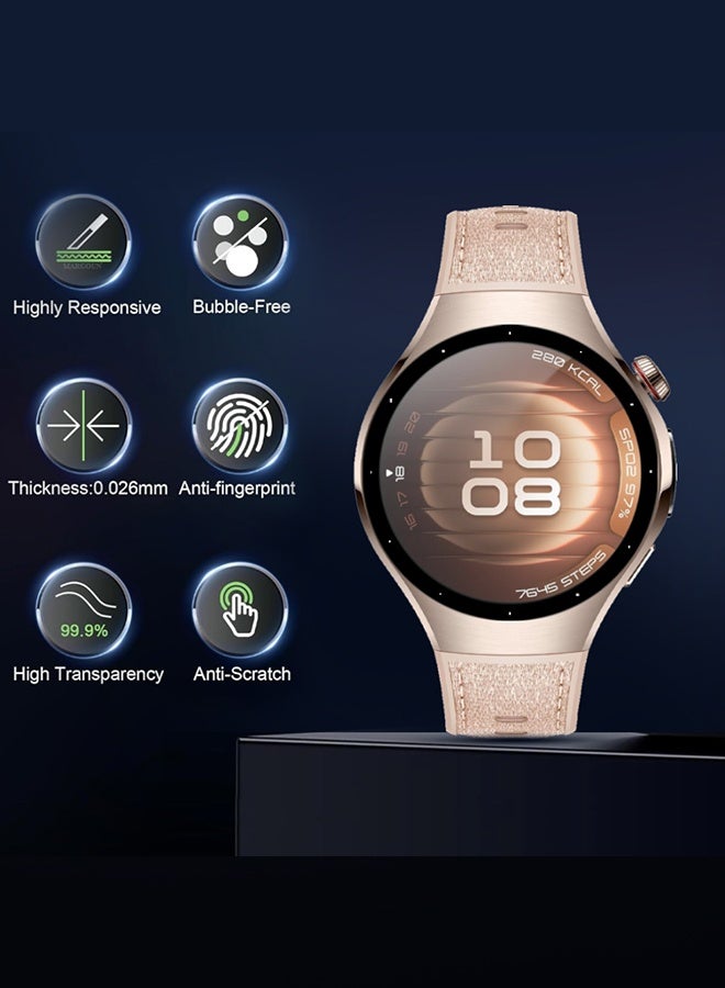 CATANES حماية شاشة لساعات هواوي 5 42 مم - فيلم حماية عرض أكريليك رقيق - Image 2