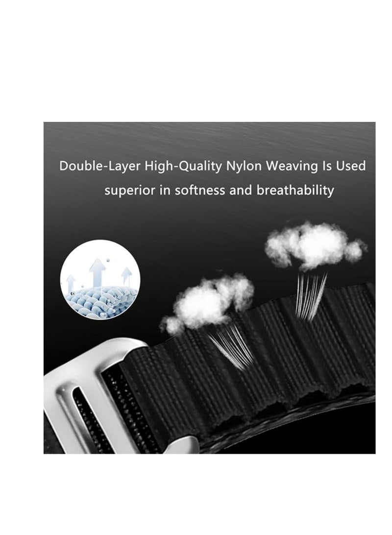 Next Store Braided Watch Band Compatible with Xiaomi Mi band 8/9, Stretchy Nylon Strap, Stylish and Comfortable Design, Perfect for Sports and Daily Use. - Image 3