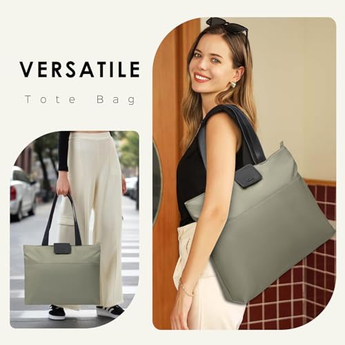 SIMTOP Laptop Tote Bag for Women 162 Inch Lightweight WaterResistant Work Purse Professional Briefcase with Magnetic Pocket - Image 3