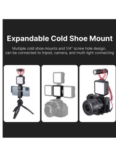 KASTWAVE RGB Video Light, LED Camera Light 360 ° Full Color Portable Vlog Photography Lighting Rechargeable 2500K-9500K Adjustable Cell Phone Ambient Fill Light Support Magnet Adsorption  - Image 5