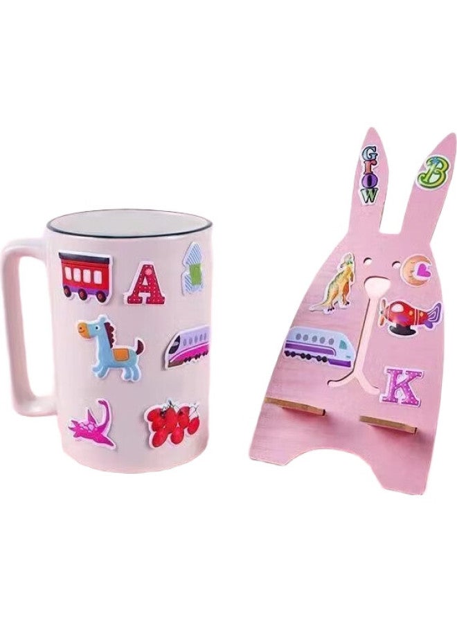 Letrel Lezhe Self-Adhesive Stickers, Children'S Toy, 3D Pop-Up Stickers, Instagram-Worthy, High-Quality, For Boys And Girls, Reward, Journal Stickers, Waterproof - Image 3
