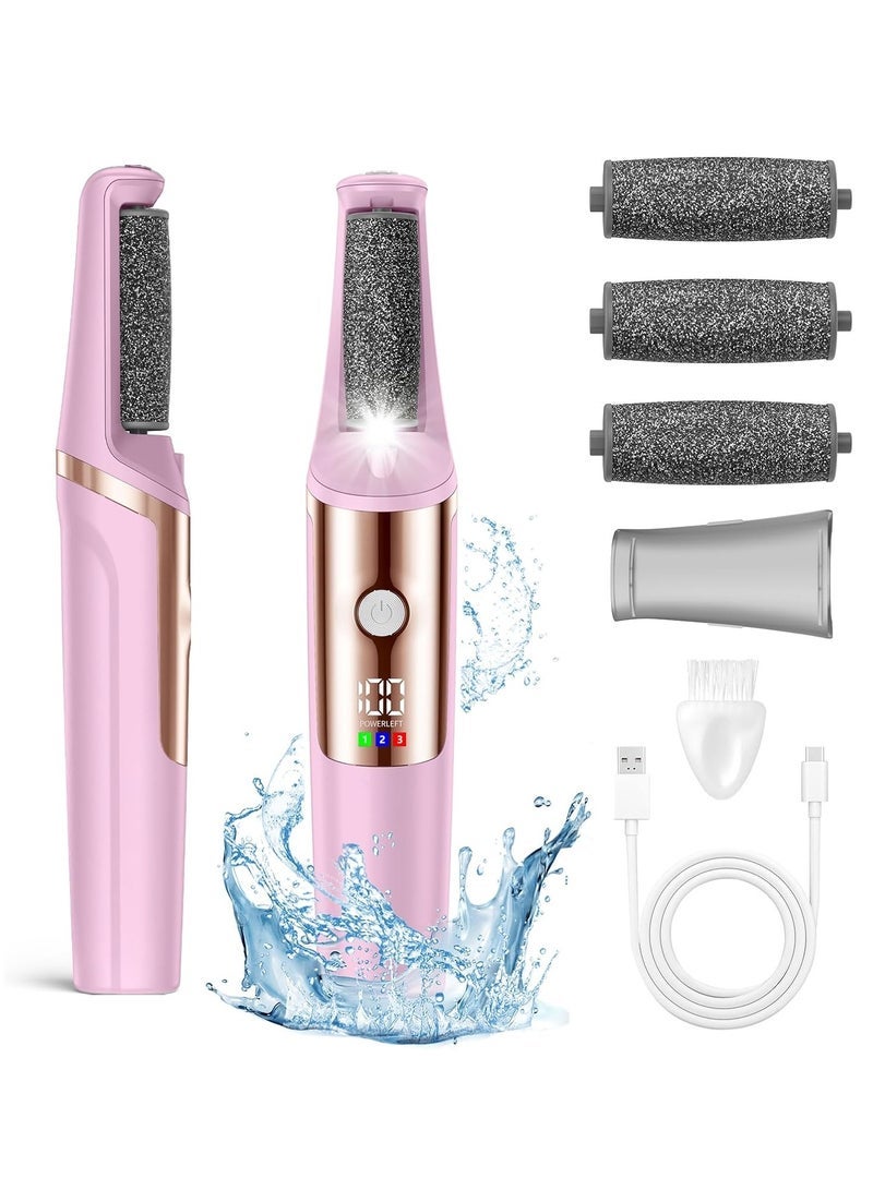 general Callus Remover for Feet Rechargeable, Smooth Pedicure Wand Electric Foot File, Professional Pedicure Tools Kits Foot Scrubber for Smoother Feet Ideal Gift, Pedicure Kit Feet Care for Dead Dry Skin - Image 1