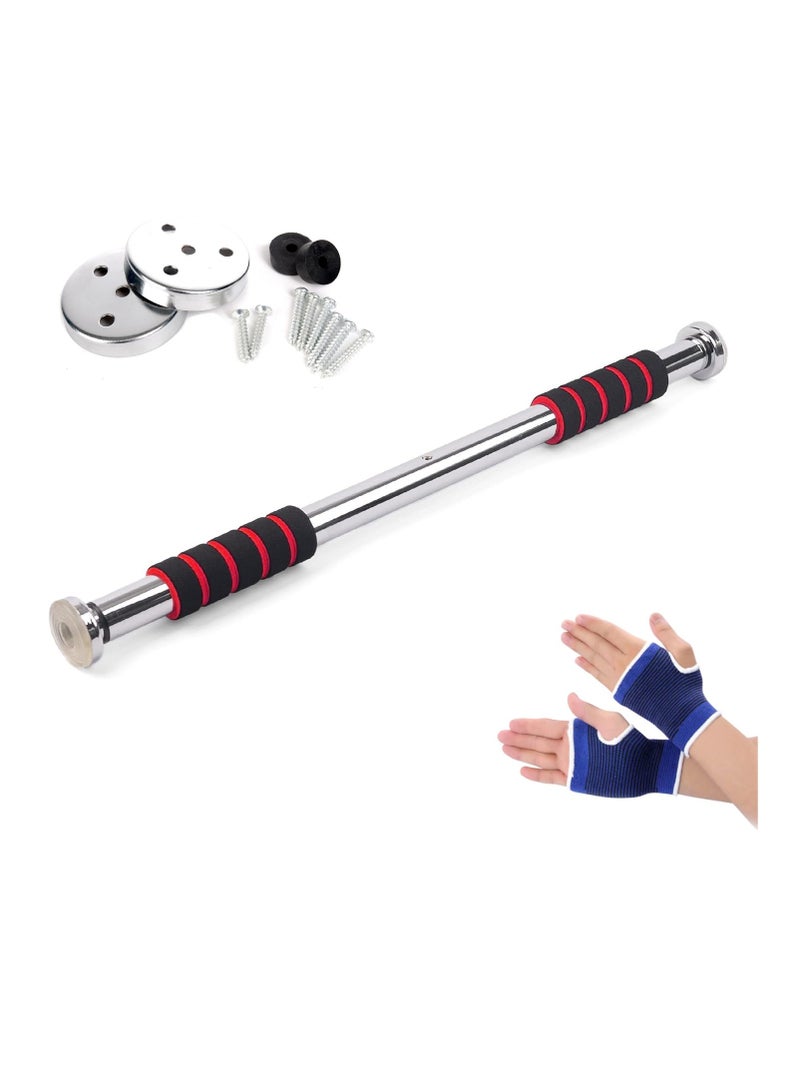 Pro Hanson Doorway Gym Bar, Adjustable Chin Up and Pull Up Bar With Foam Grips - 100 KG - Image 1