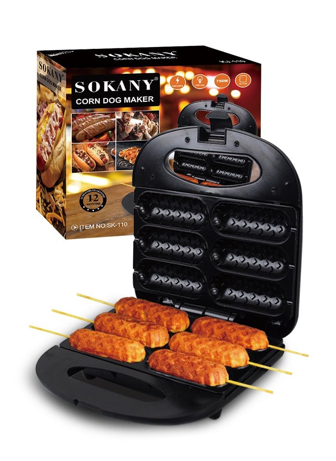 Hot Dog maker and waffle stick machines,Non-stick multi-purpose breakfast machines maker.
