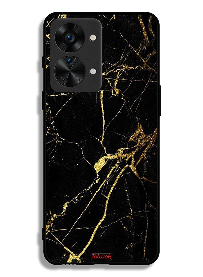 Tolwak OnePlus Nord 2T 5G Protective Case Cover Crack Marble - Image 2