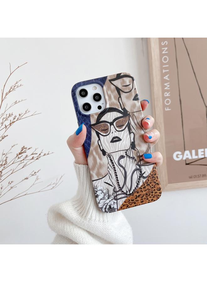 Zaboon Case For iPhone 13 Pro Shockproof Half-inclusive Leopard Pattern Protective Case - Image 1