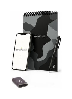 Rocketbook Flip Smart Reusable Notebook – Letter Size (8.5" x 11") – 32 Pages, Dot-Grid, Includes Pilot FriXion Pen & Microfiber Cloth  - Image 1