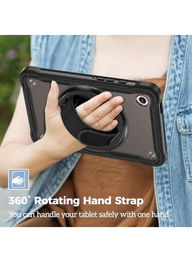 Procases Compatible For Galaxy Tab A9 8.7 Inch 2023 Case Heavy Duty Shockproof Rugged Case 360 Degree Rotatable Kickstand Protective Cover For 8.7" Tab A9 Tablet Sm X110 X115 X117 Black - Image 3