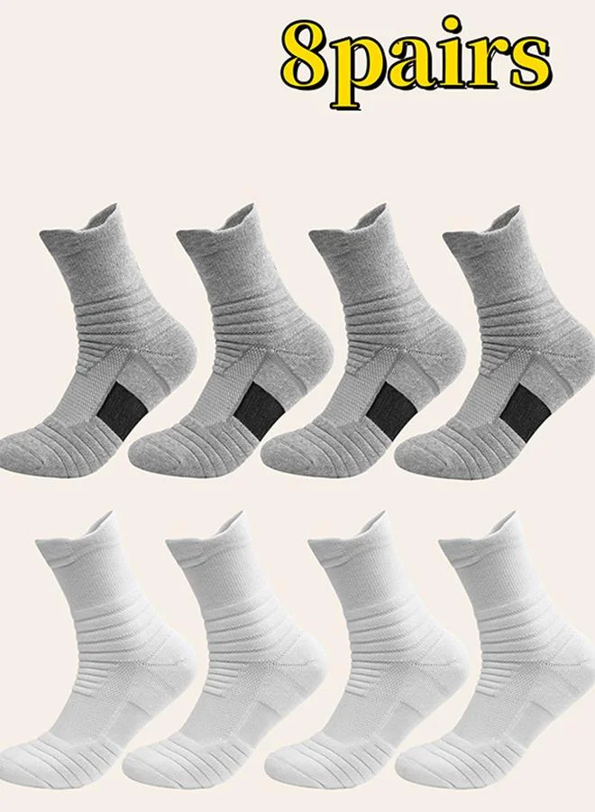 Take Two Pack of 8 - Multi Crew Socks