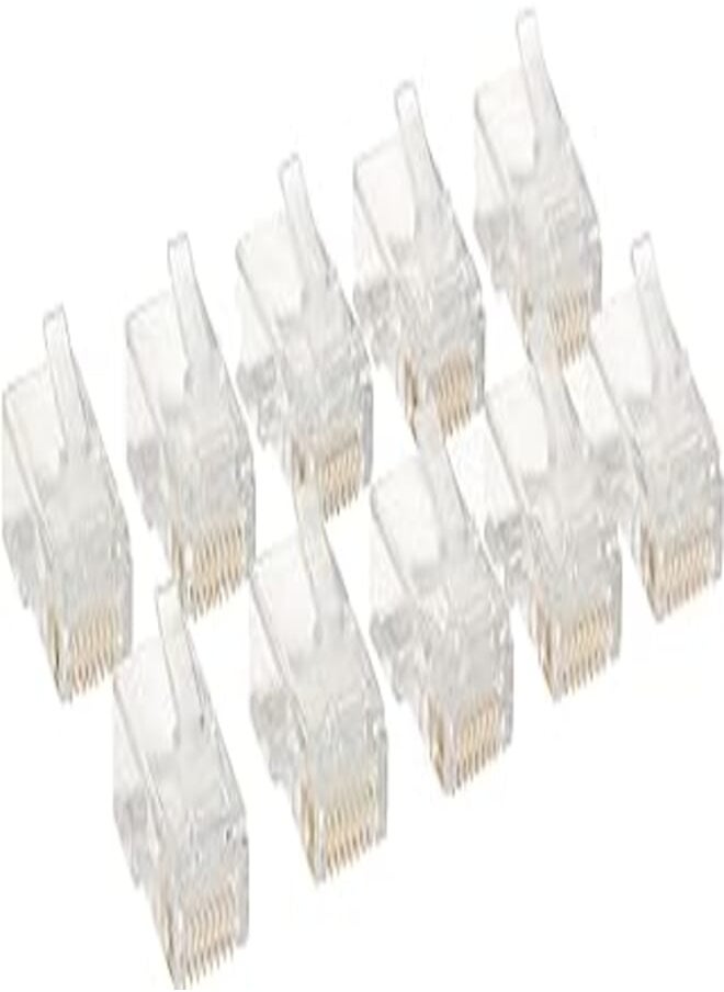 Generic - 10 Pin Modular Plug Network Connector RJ45 CAT6 - Image 1