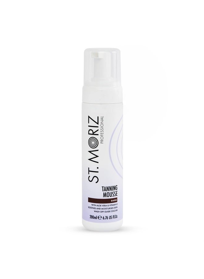 St. Moriz St Moriz Professional Clear Tanning Mousse with Aloe Vera & Vitamin E, Fast Drying Vegan Fake Tan, Medium to Dark (200ml) - Image 1