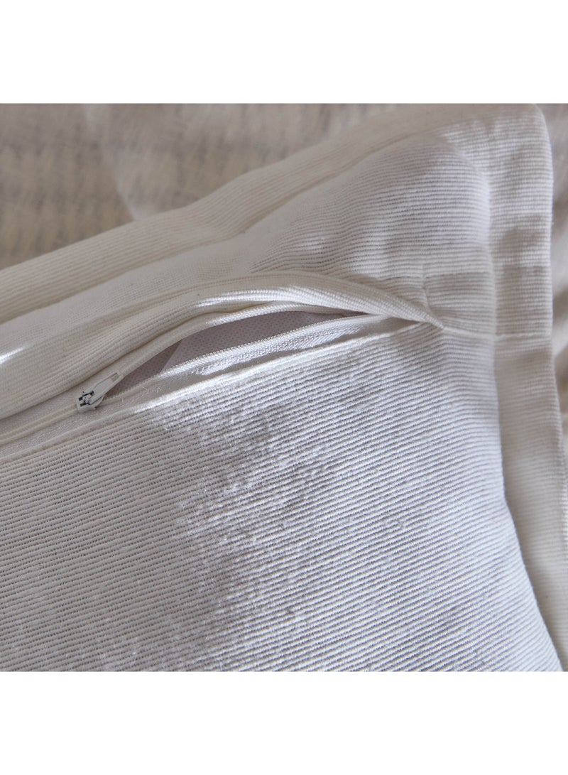 Home Box Atlanta Ezra Rib Solid Filled Cushion 60 x 40 cm - Image 3