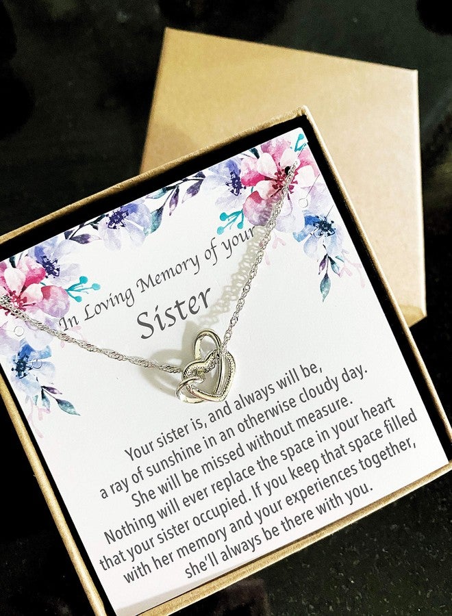 Mugart In Memory of Your Sister - Sister Memorial Necklace, Remembrance Gift for Loss, Bereavement Gift - Image 2