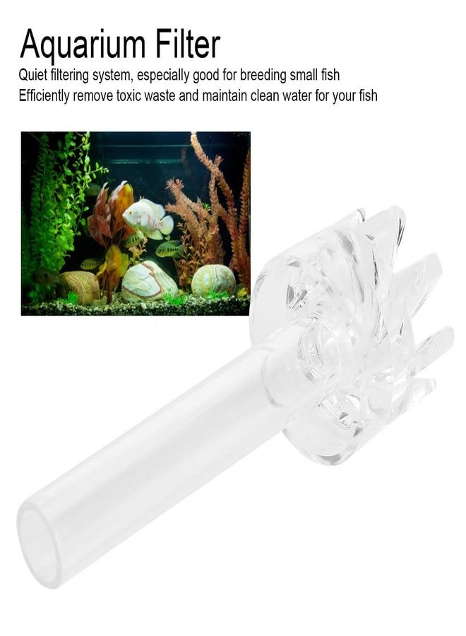 Chiffonade Transparent Acrylic Fish Tank Oil Skimmer Portable Degreasing Skimmer Inflow Outflow Tube Aquarium Filter Small Nano Fish Tank Accessories - Image 5