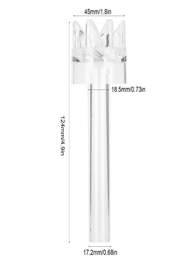 Chiffonade Transparent Acrylic Fish Tank Oil Skimmer Portable Degreasing Skimmer Inflow Outflow Tube Aquarium Filter Small Nano Fish Tank Accessories - Image 2