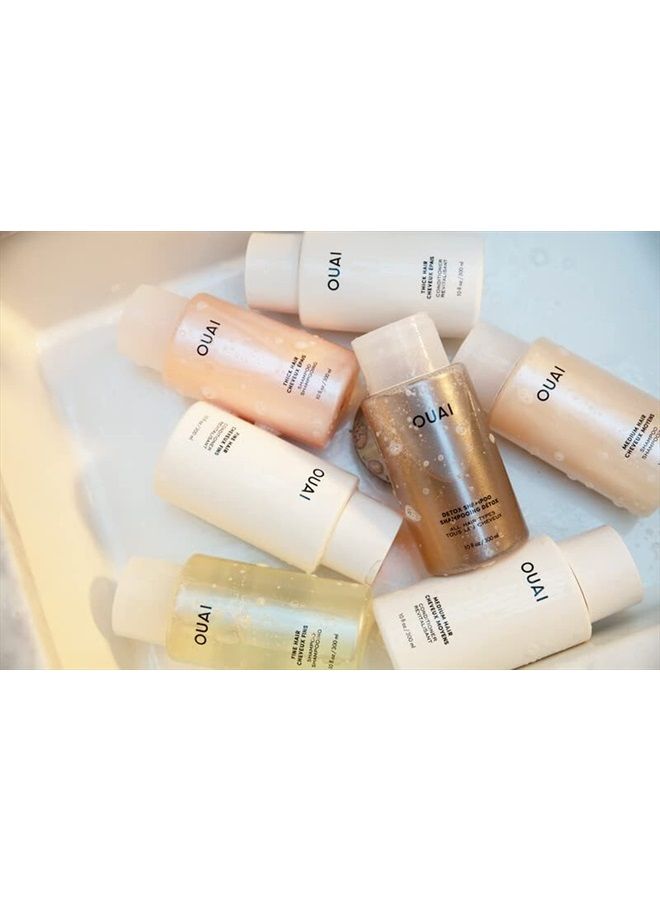 Ouai كيس إعادة تعبئة شامبو ديتوكس. تنظيف واضح للأوساخ والزيوت وبقايا المنتجات والمياه العسرة. استعد لمظهر نظيف للغاية وناعم ومنعش. (32 أونصة) - Image 5