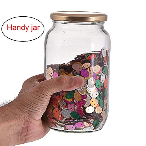 Machak 1000 Gram Glass Jar Set of 4 Air Tight Jar Spice Jar, Honey Jar, Glass Jar for Kitchen Storage Set - Image 4