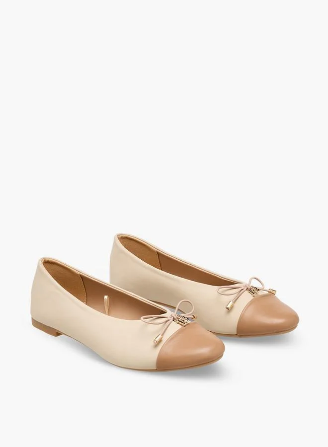 فلورا بيلا من شو إكسبرس Flora Bella Women Bow Detail Ballerina Shoes