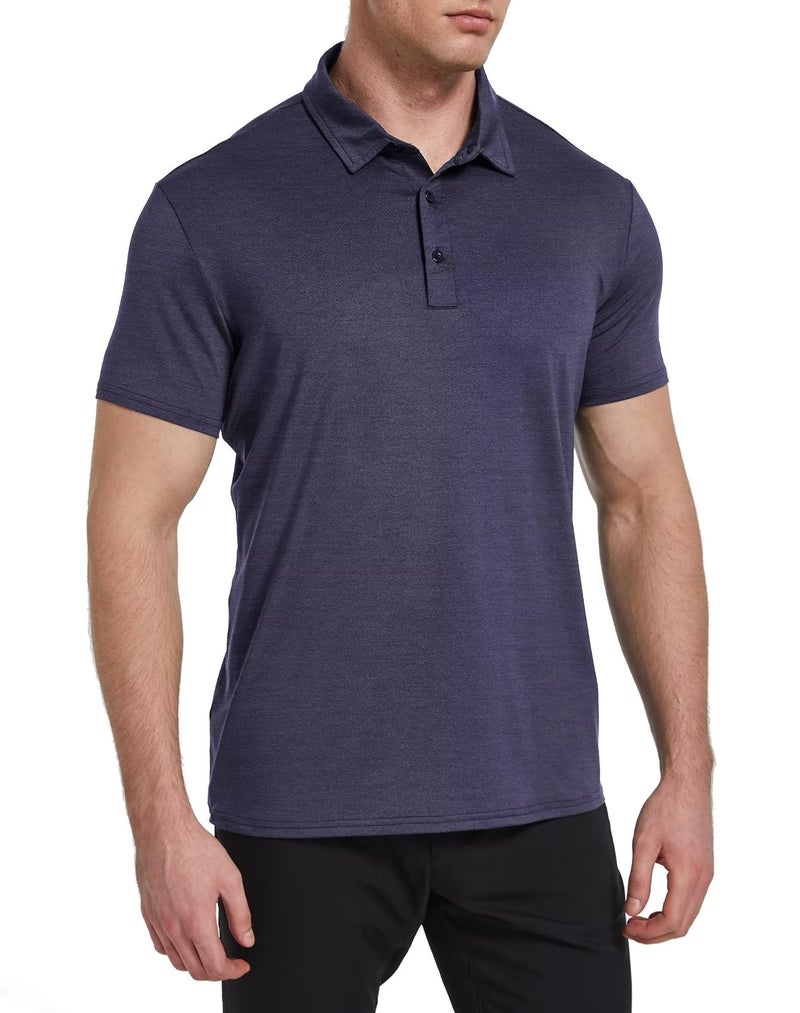 OYGSieg 6 Pack Mens Polo Shirts Performance Short Sleeve Golf Shirt Moisture Wicking Athletic Casual Collared T-Shirt SetA 2XL - Image 5
