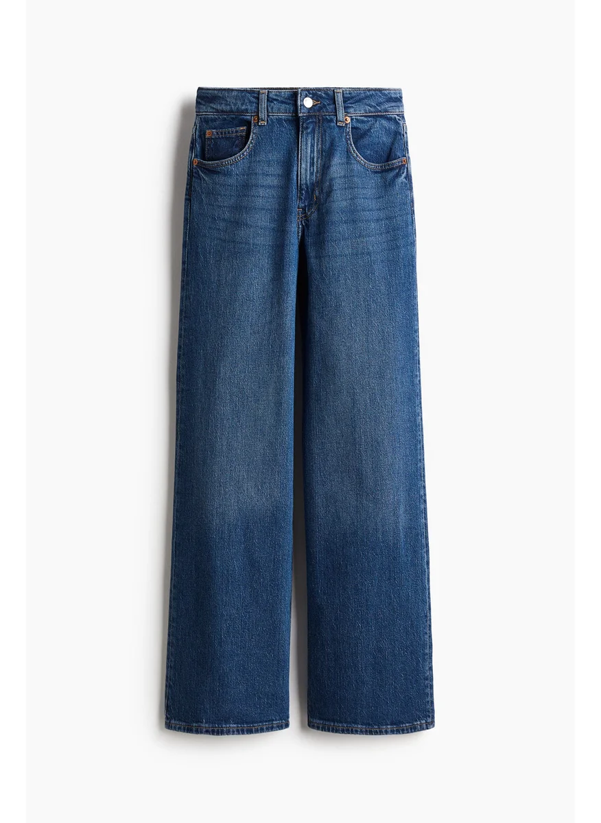 H&M Wide High Jeans