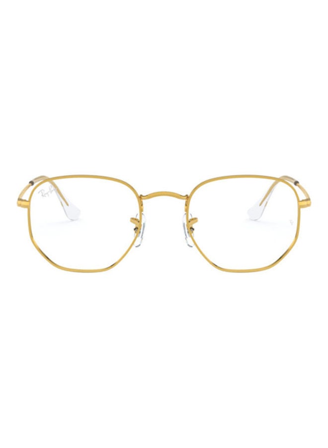 Ray-Ban Unisex Hexagon Shape Eyeglass Frame RX6448 3086 51 - Lens Size: 51mm - Gold - Image 2
