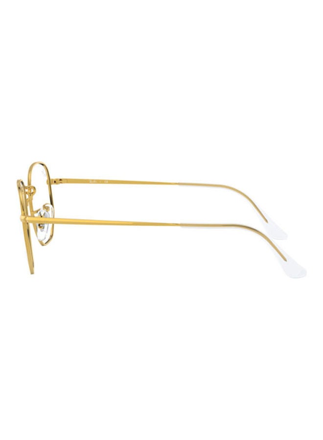 Ray-Ban Unisex Hexagon Shape Eyeglass Frame RX6448 3086 51 - Lens Size: 51mm - Gold - Image 3
