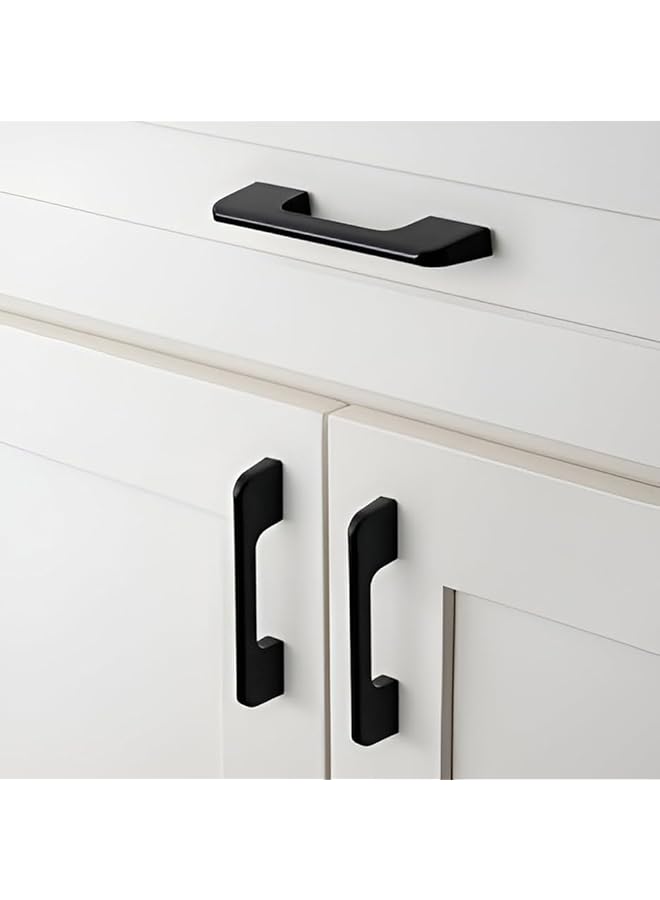 erorex Solid Aluminum Drawer Handle Pack Of 6 Cupboard Door Pulls Grey For Kitchen Cupboard Furniture Bedroom Drawer Wardrobe Home Decorating Grey Hole Spacing 160Mm - Image 5