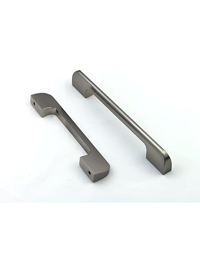 erorex Solid Aluminum Drawer Handle Pack Of 6 Cupboard Door Pulls Grey For Kitchen Cupboard Furniture Bedroom Drawer Wardrobe Home Decorating Grey Hole Spacing 160Mm - Image 1