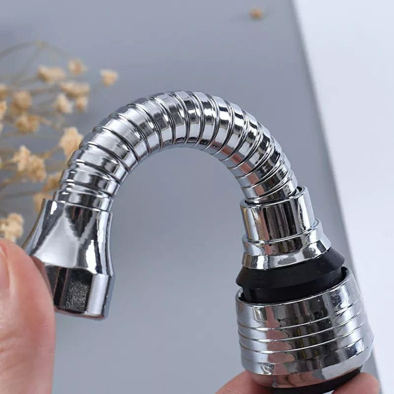 zoba 360-Degree Rotating Flexible Kitchen Sink Faucet Attachment, Water-Saving Filter Head, Bathroom Accessories, Tool-Free Installation - Image 2
