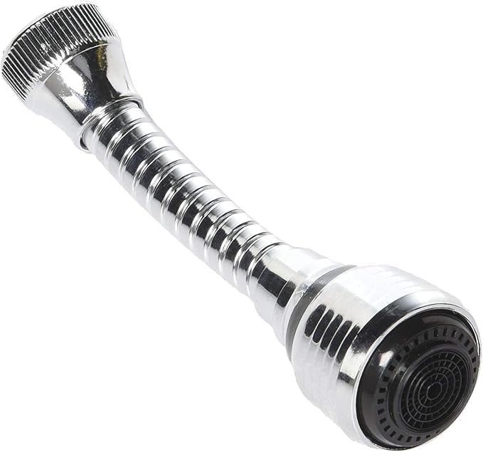 zoba 360-Degree Rotating Flexible Kitchen Sink Faucet Attachment, Water-Saving Filter Head, Bathroom Accessories, Tool-Free Installation - Image 1