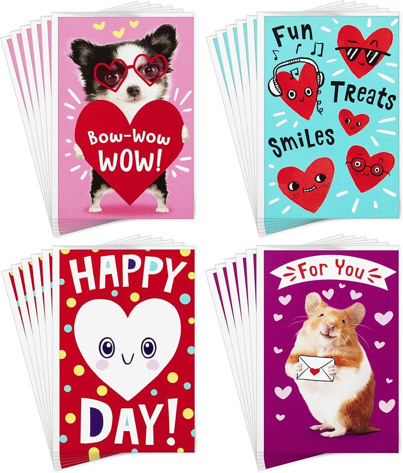Hallmark Assorted Valentine's Day Cards for Kids - 24 Mini Cards with Envelopes - Image 1