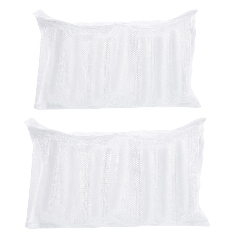 4 pcs Shoe Washing Machine Bags Mesh Shoe Laundry Bags with Protector Padded - Image 1
