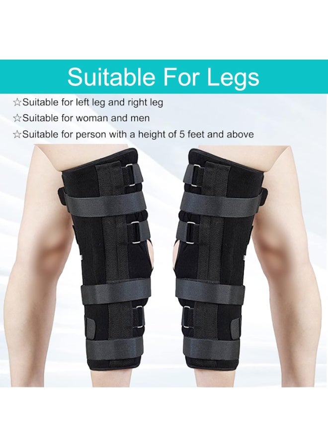 bestlife Professional Knee & Leg Immobilizer - Full Leg Stabilizer for Post-Surgery Recovery & Knee Fractures - 17.3" Length Universal Splint - Support for ACL, MCL, Meniscus Tear & Arthritis - Unisex Orthopedic Guard - Image 2