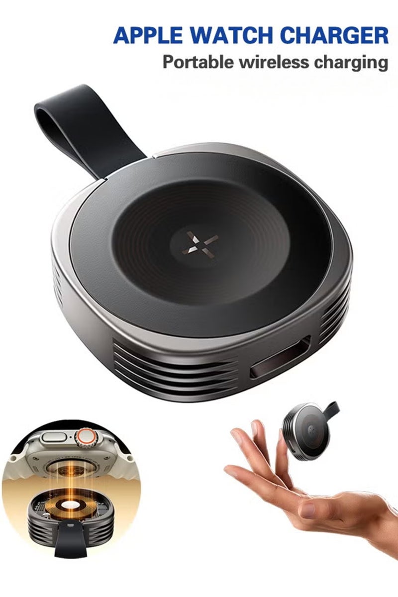 Magnetic Wireless Charger for Apple Watch, Fast Charging Dock, Compatible with All Apple Watch Models, Compact & Portable Design, Easy to Use, Convenient Charging Station for Home & Travel - Image 1