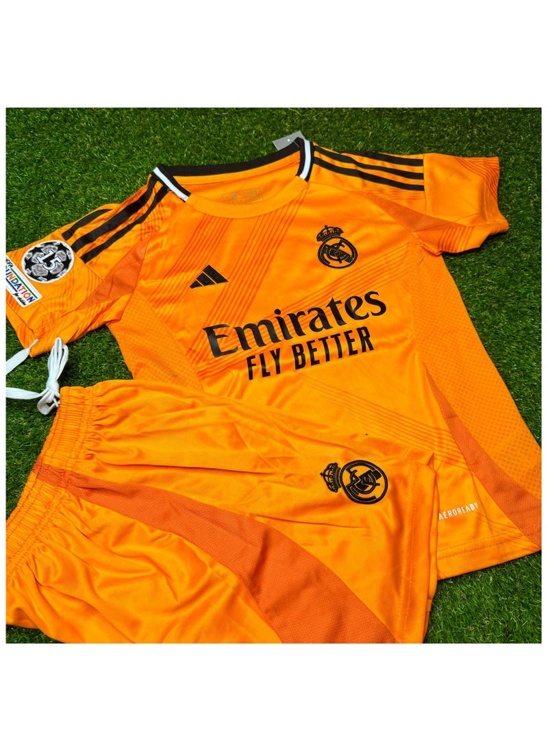 A two-piece set of Real Madrid second team football shirts for the new season  2025