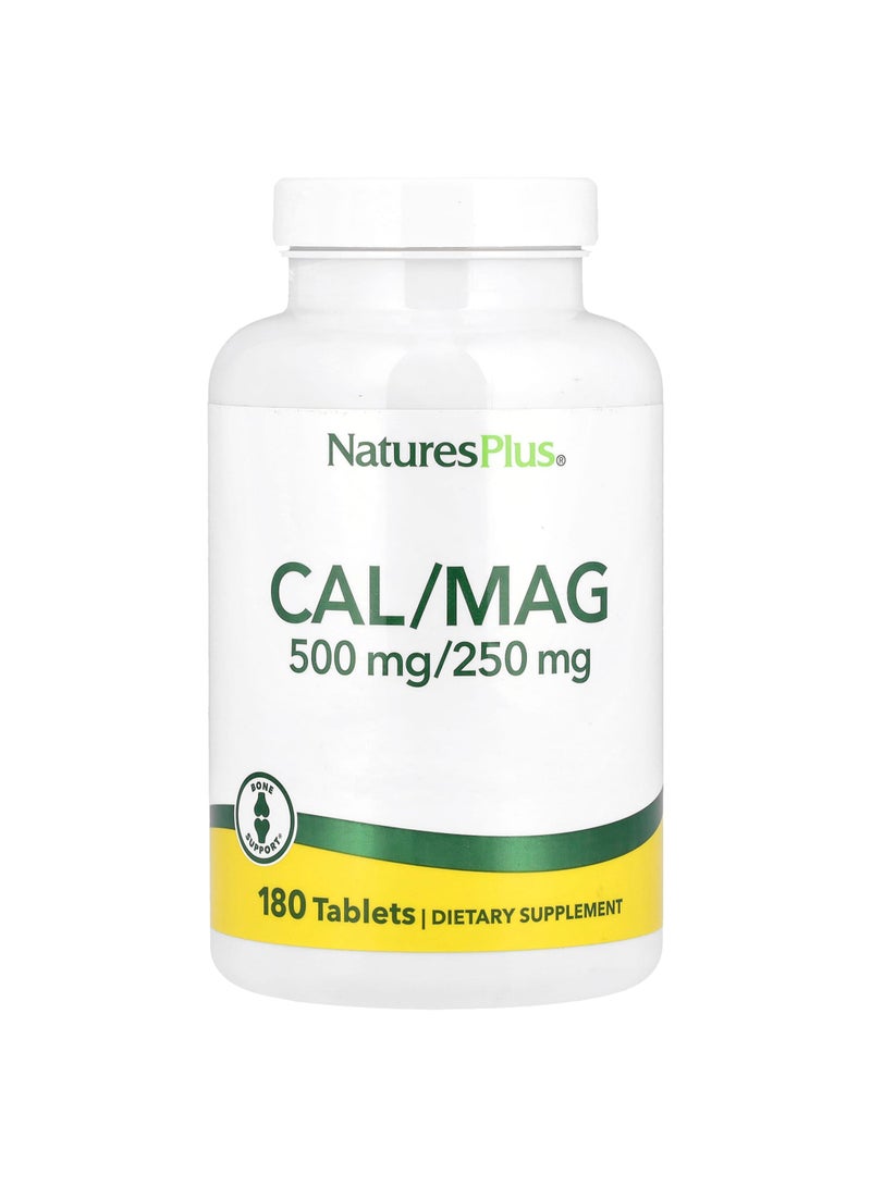 NaturesPlus Cal/Mag, 180 Tablets