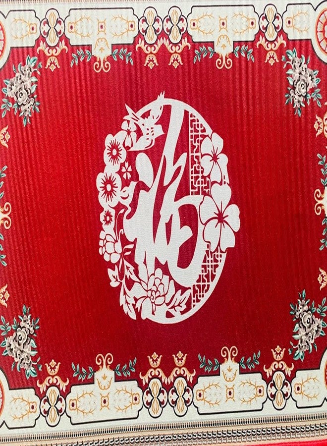 FengShuiGe سجادة باب داخلية وخارجية تقليدية من فنغ شوي، تحمل رموز حرف "فو" للبركة، مناسبة لتزيين مداخل المكاتب أو الشركات والمنازل (النمط أ). - Image 5