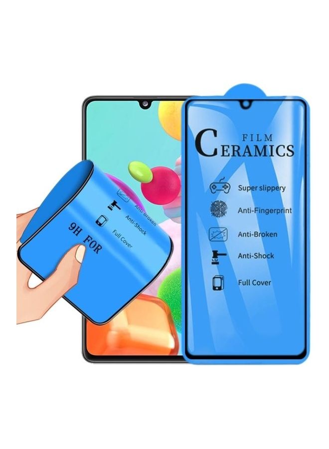 BGM 2.5D Full Cover Ceramics Screen Protector For Samsung Galaxy A41 Clear/Black - Image 1